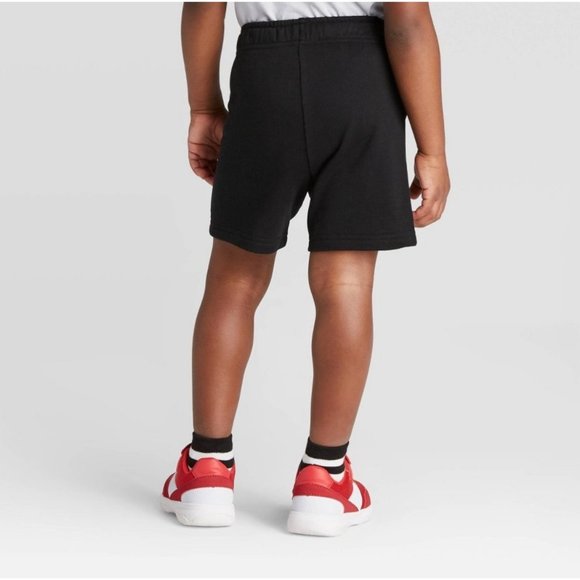 Toddler Boys' Knit Pull-On Shorts Cat & Jack™ Black - Picture 3 of 3